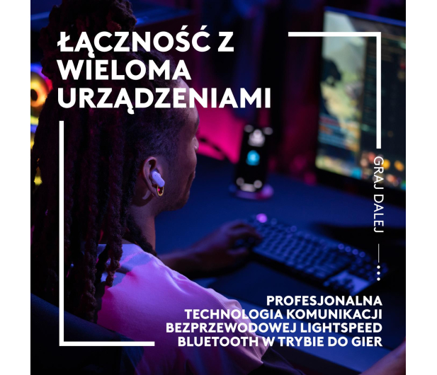 LOGITECH G FITS białe 985-001183 - 1112144 - zdjęcie 7